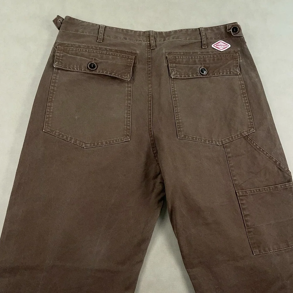 Blacksmith Sowing Field Pants Brown Mens 34 Work Utility Cotton Carpenter Chore